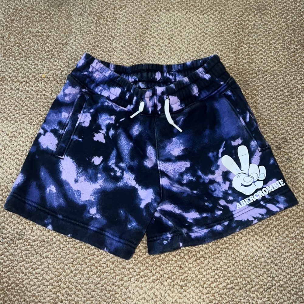 Boys Abercrombie tie-dye shorts